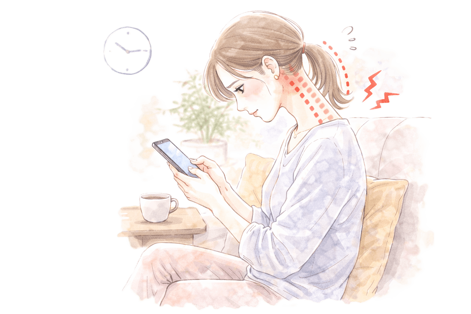 長時間スマホ