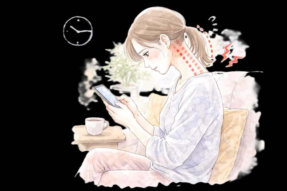 長時間スマホ
